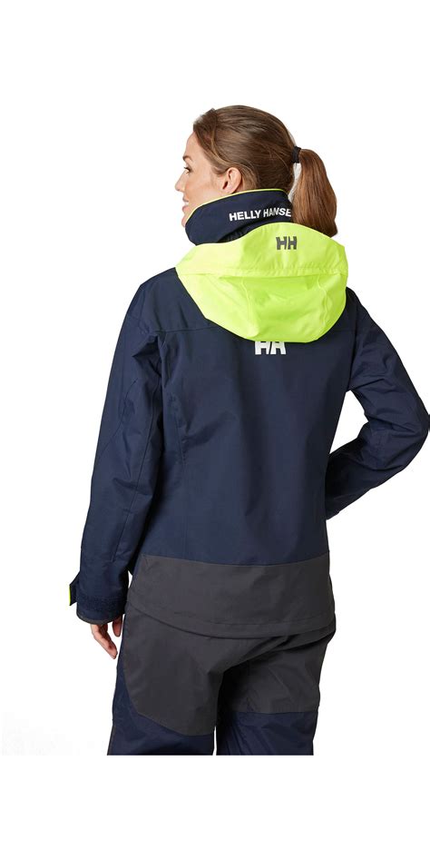 2020 helly hansen womens pier coastal sailing jacket 34177 navy sailing wetsuit outlet