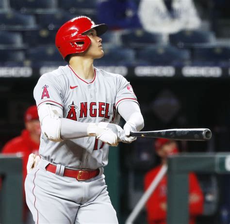 Baseball Angels Shohei Ohtani Homers Has Another 3 Hit Game