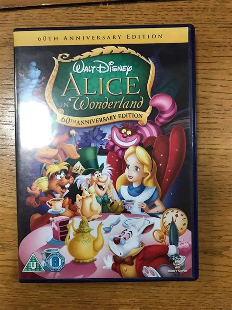 Walt Disney Alice In Wonderland 60th Anniversary Edition Dvd In