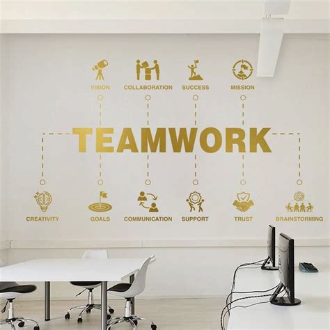 Teamwork Values Office Team Team Spirit Team Building Etsy Office
