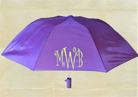 Personalized Compact Mini Umbrella With Monogram By Southerncrave