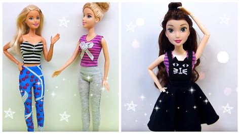 How To Make Barbie Doll Clothes 👗😙 Diy Barbie Clothes Life Hacks 🤗 Barbie Tutorial Youtube