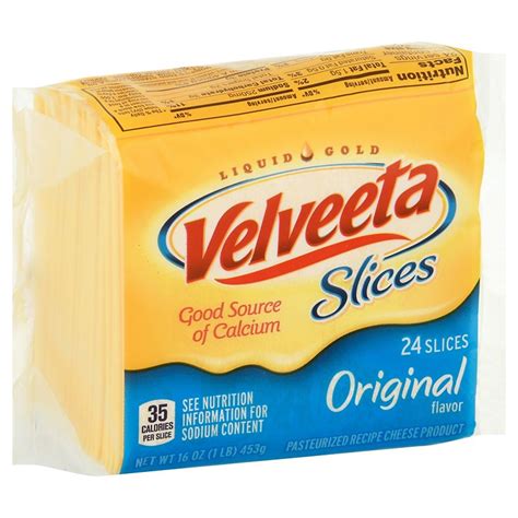 Kraft Velveeta Original Cheese Slices Shop Cheese At H E B