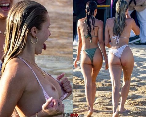 Josie Canseco Flashing Her Nude Tits At The Beach Porn Pic Vip