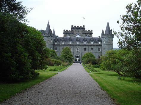 Inveraray Castle And Gardens Inveraray Scotland Inveraray Castle
