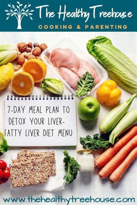 7 Day Meal Plan To Detox Your Liver Fatty Liver Diet Menu The