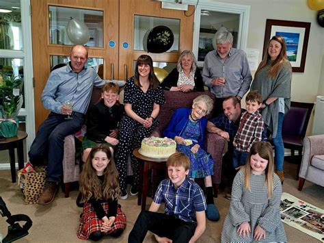 Black Isle woman celebrates 100th birthday with family as Urray House