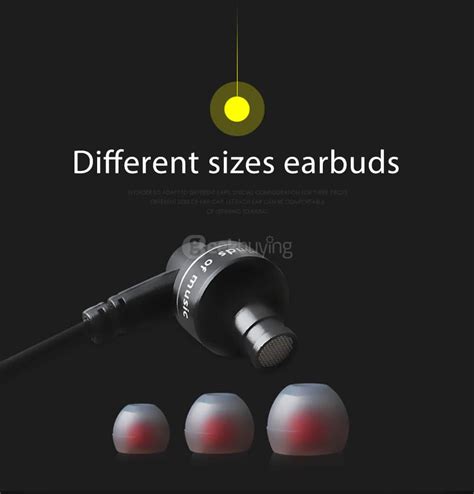 Awei Es 10ty Noise Isolation In Ear Earphones Black