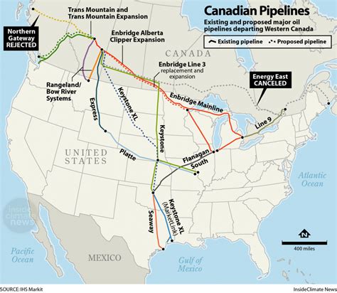 Oil And Gas Pipeline Map