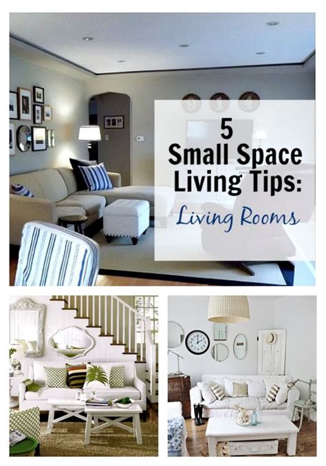 5 Decorating And Storage Tips For Small Space Living Living Rooms