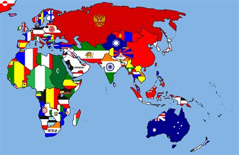 Eurasia Africa Perfect Flag Map By Lovelylemonmonster On Deviantart