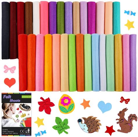 The Best Felt Fabric Sheets For Sewing Multi Media Art And More
