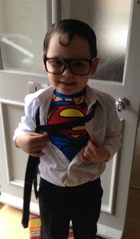 Clark Kent For World Book Day Book Day Costumes World Book Day Costumes Book Characters Dress Up