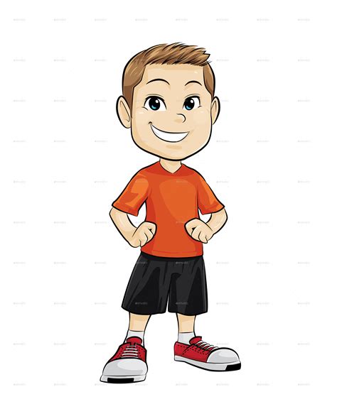 Boy Cartoon Png Happy Cartoon Boy Png Clipart Large Size Png Image