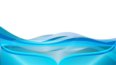 Abstract Blue Wave Strip Vector Illustration Png Vector Psd And