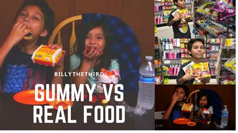 Gummy Vs Real Food Youtube