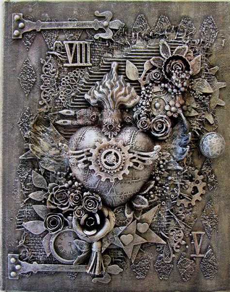 Pin By Kim Heintz On Mixed Media Steampunk Mixed Media Art Steampunk