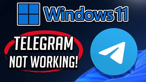 Telegram Desktop App Not Working In Windows 11 Fix Tutorial Youtube