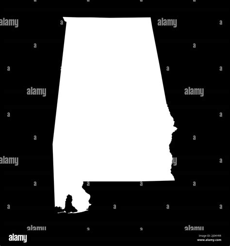 Alabama Shape United States Of America Flat Concept Icon Symbol