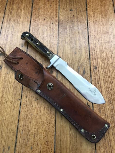 Puma Knife Puma Vintage 1984 White Hunter With Stag Handle And Original