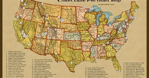 √ 58 National Parks Map