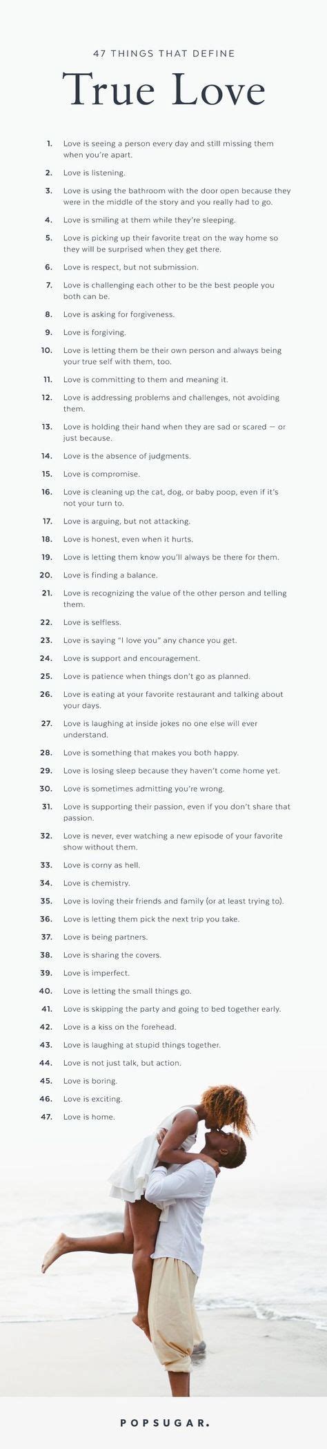 Things That Define True Love Love Love Quotes Relationship Quotes