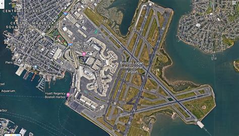 Boston Logan Airport Printable Map