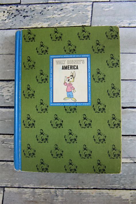 vintage book walt disney s america hardcover copyright etsy de