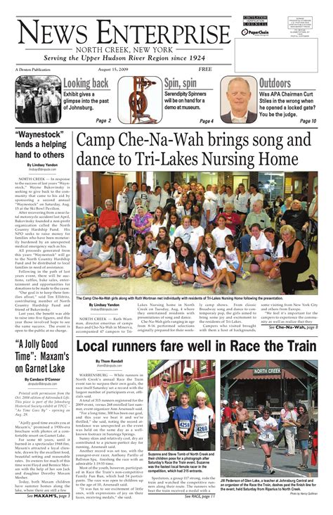 News Enterprise 08-15-09 by Sun Community News and Printing - Issuu
