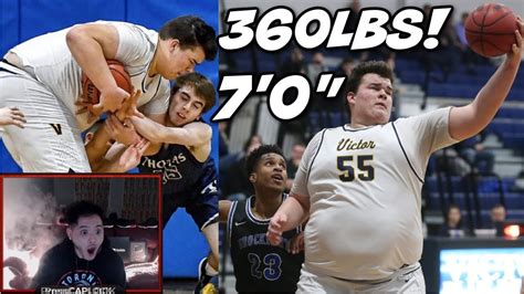 7 Foot 360 Pound D3 College Basketball Player 😳 Conner Williams Is The Biggest Ncaa Player