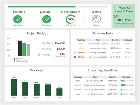 Top Project Management Dashboard Examples & Templates