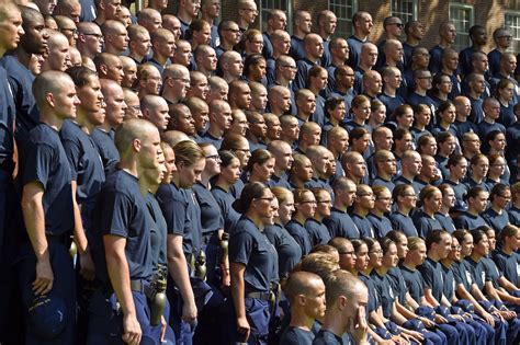 Cadets Turn Out At Coast Guard Academy For Start Of Training