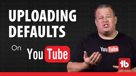 How To Create Default Upload Settings And Profiles On Youtube Youtube