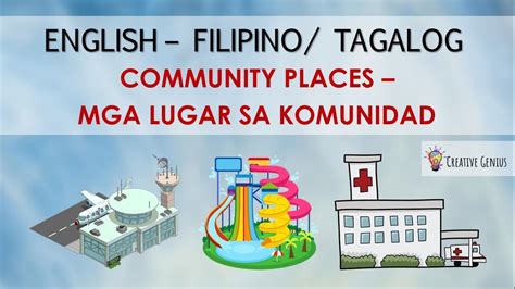 Community Places Mga Lugar Sa Komunidad Compilation English