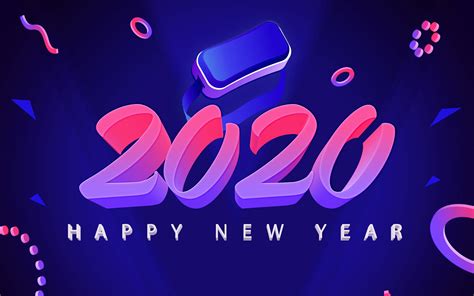 New Year 2020 Hd Wallpaper Background Image 2880x1800 Id1058443