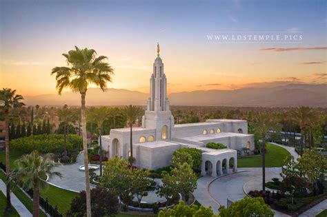 redlands temple aerial summer sunset lds temple pictures