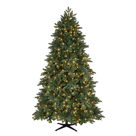 Images home accents holiday 7 ft. Home Accents Holiday 7.5 ft. Pre-Lit LED Bristol Spruce ...