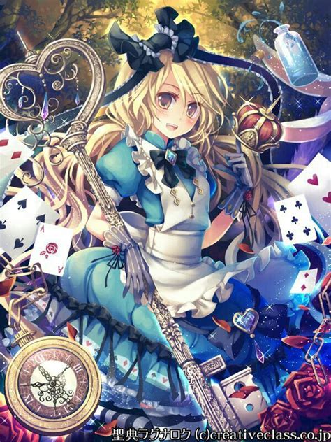 Alice Wonderland Anime Version💙 Cartoon Amino