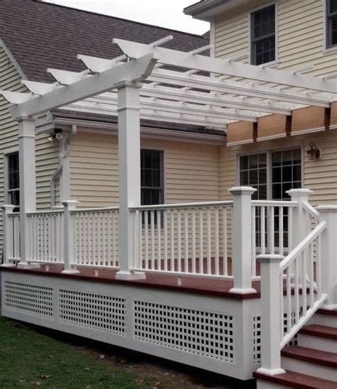 Top 50 Best Deck Skirting Ideas Elevated Backyard Designs