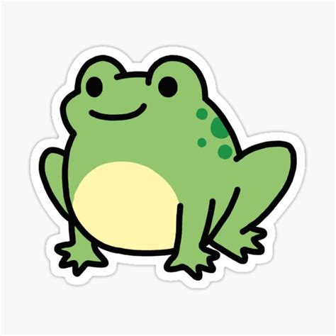 Frog Sticker For Sale By Littlemandyart Redbubble