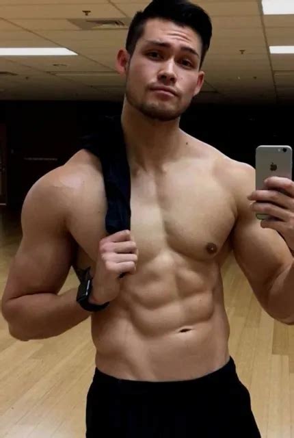 shirtless male beefcake muscular muscle jock selfie shot dude photo 4x6 d250 4 49 picclick