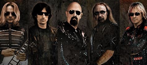 Judas Priest Members Rob Halford Glenn Tipton And Richie Faulkner