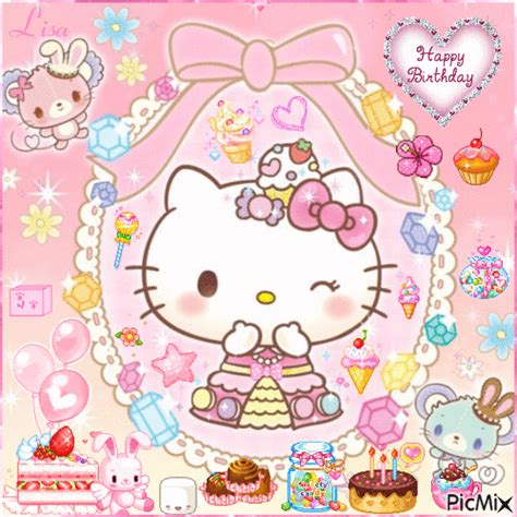 Hello Kitty Happy Birthday Gif Pictures, Photos, and Images for