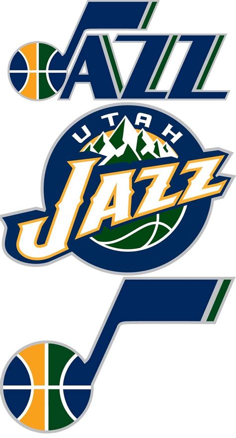 A virtual museum of sports logos, uniforms and historical items. Utah Jazz, NBA Basketball League, Salt Lake City, Emblem ...