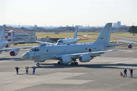 Japan Demonstrates Fleet Of Its Newest Submarine Hunting Aircraft