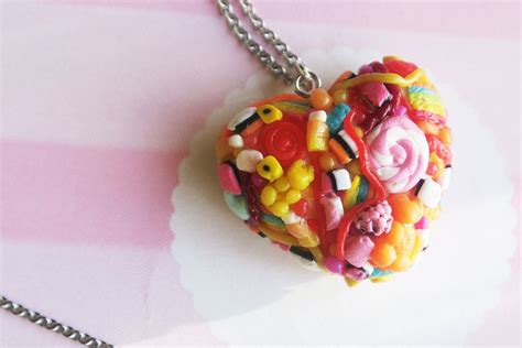 Diy Jewelry Shaped Like Tiny Foods Candy Necklaces Food Necklace