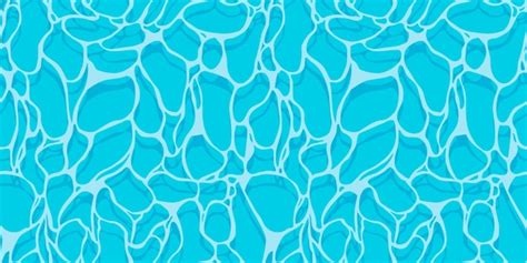 Premium Vector Blue Pool Pattern Seamless Print Of Water Surface Top