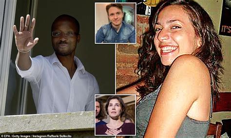 Meredith Kercher Killer Rudy Guede Charged With Beating Ex Girlfriend Daily Mail Online