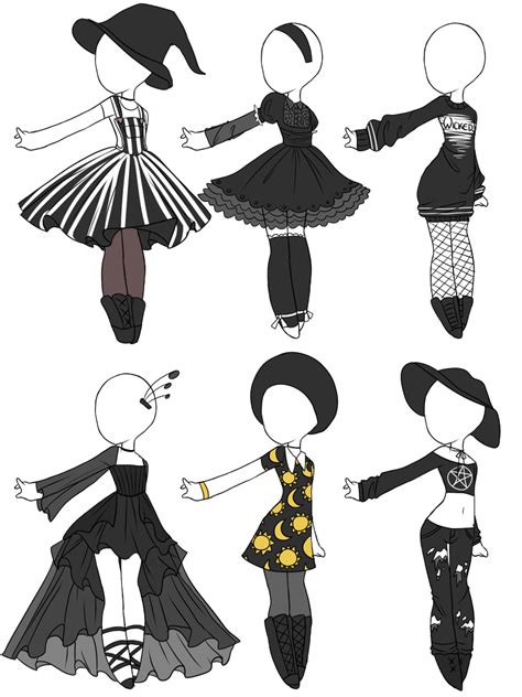 4 ways to dress harajuku style wikihow. Emergency Auction Adoptables (CLOSED) by Aligelica | Drawing anime clothes, Fashion design ...