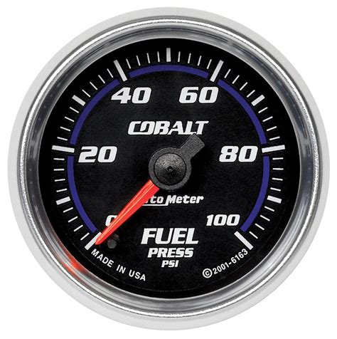 Gauge Fuel Pressure Auto Meter Cobalt 2 116 0 100psi